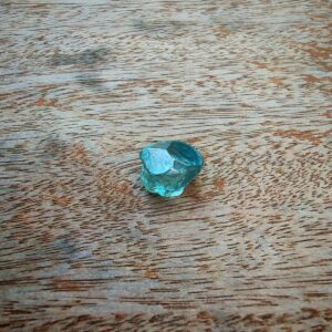 Blue Zircon Crystal 15.55 ct