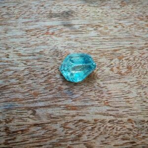 Blue Zircon Crystal 25.40 ct