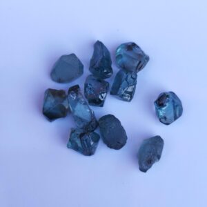 Blue Zircon Rough Lot 76.45 ct